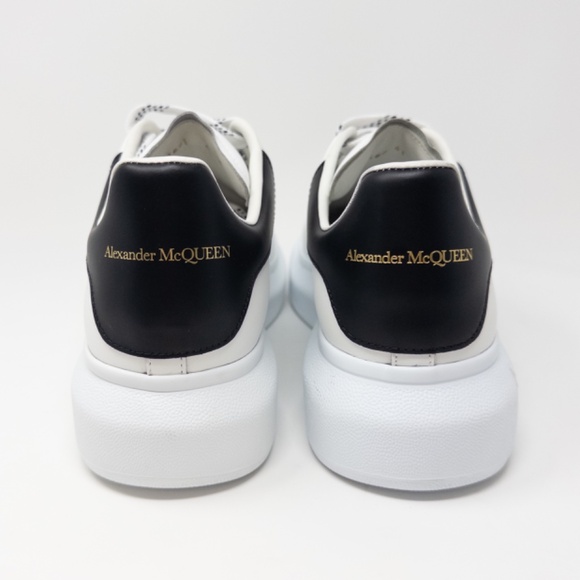 Alexander McQueen Oversized Sneakers White Jet Black Women EU 41 US 11 - Picture 7 of 8